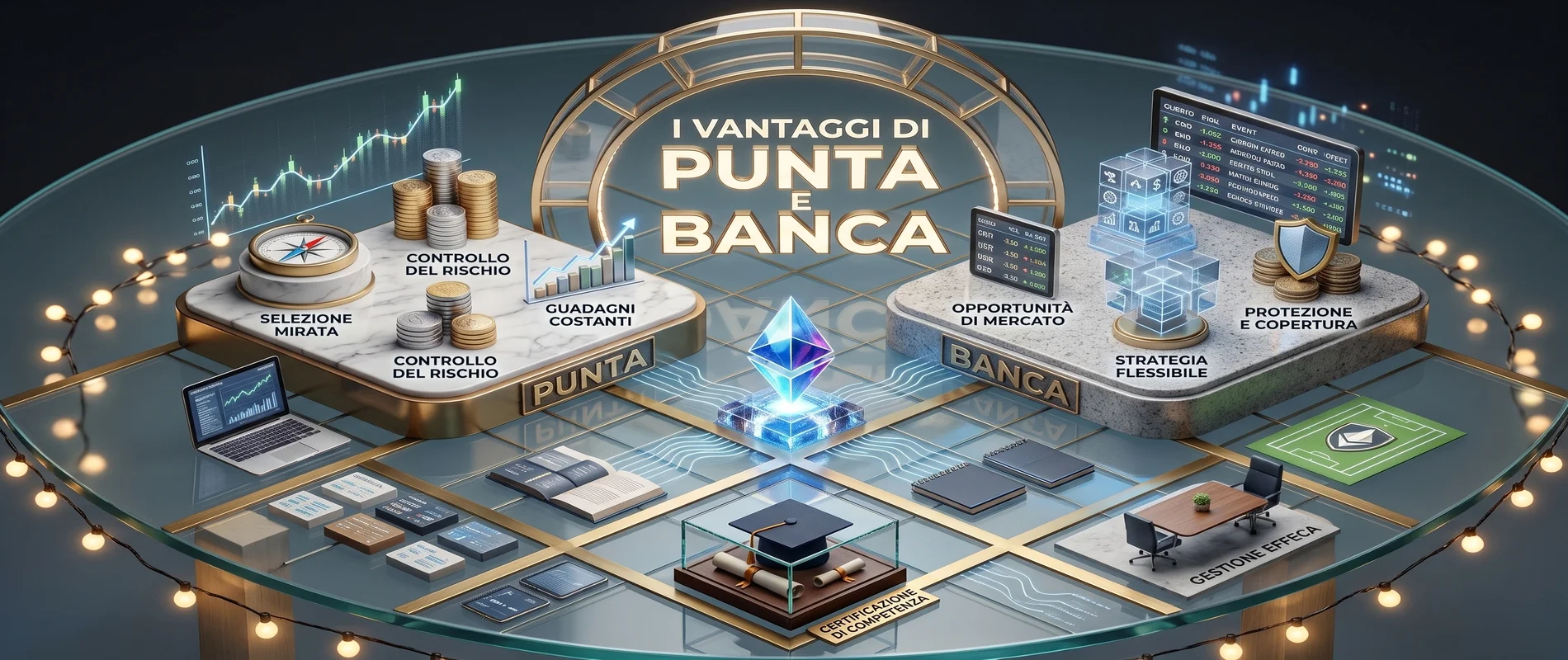 vantaggi punta e banca